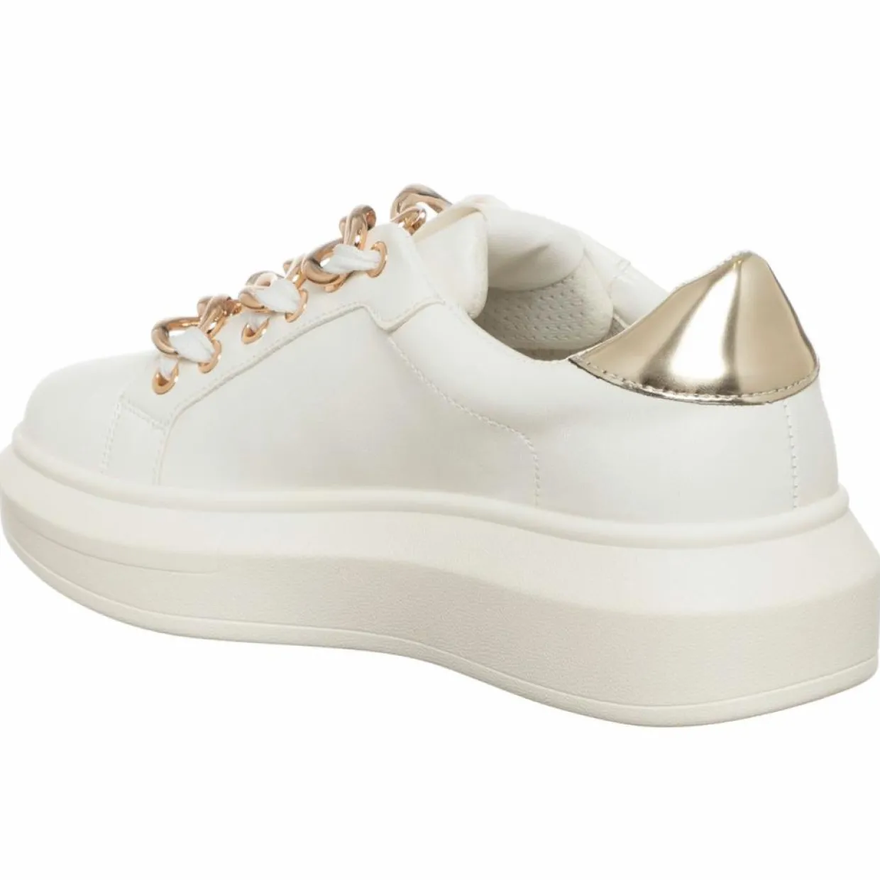Femme Loretta by Loretta Baskets^Sneakers Clarissa blanc/doré