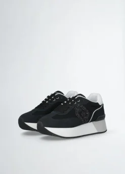 Femme Liu-Jo Baskets^Sneakers Dreamy Noires et Blanches