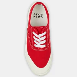 Sneakers en Coton Bio Gnace rouges-Good News Clearance