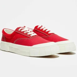 Sneakers en Coton biologique Jute rouges-Good News Sale