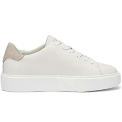 Femme Marc O'Polo Baskets^Sneakers en Cuir à Semelle Epaisse écrues