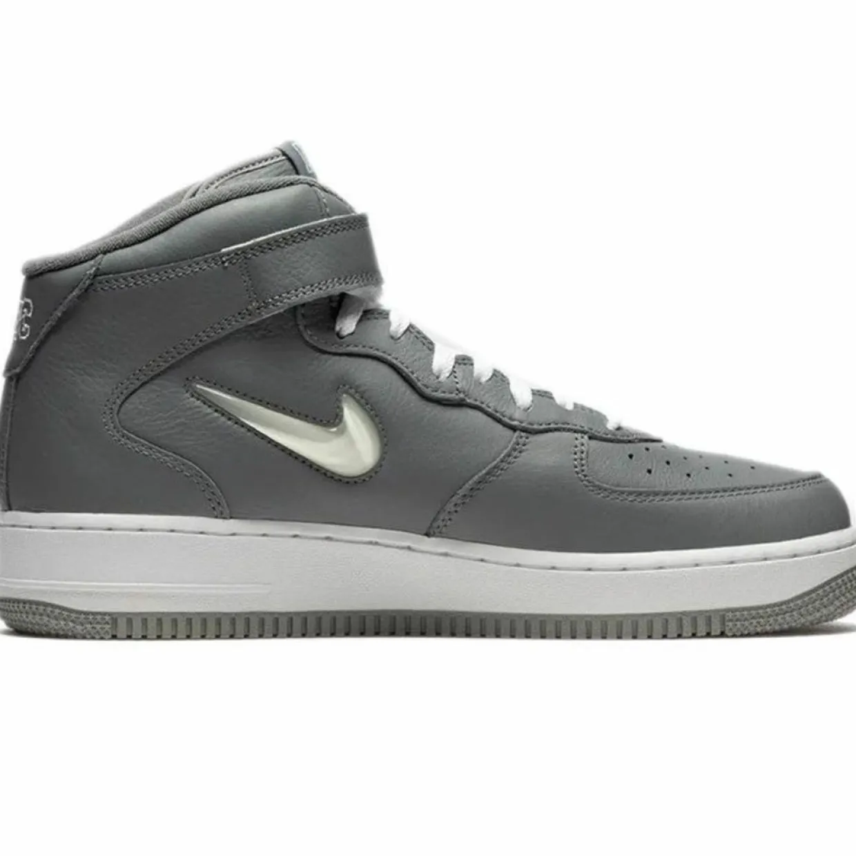 Sneakers en Cuir Air Force Mid Jewel Nyc grises-Nike Best
