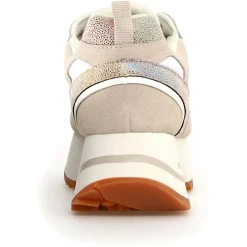 Femme W6YZ Baskets^Sneakers en Cuir Anny beiges