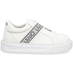 Sneakers en Cuir Bola blanc/argenté-Liu-Jo Sale