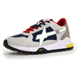 Homme W6YZ Baskets^Sneakers en Cuir Breeze bleu marine