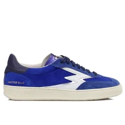 Femme Moa Concept Baskets^Sneakers en cuir Club bleu