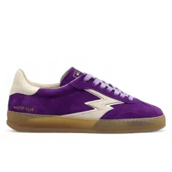 Femme Moa Concept Baskets^Sneakers en cuir Club violet