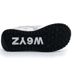 Femme W6YZ Baskets^Sneakers en Cuir Debi blanc/argenté
