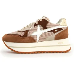 Sneakers en Cuir Deva beiges-W6YZ Clearance
