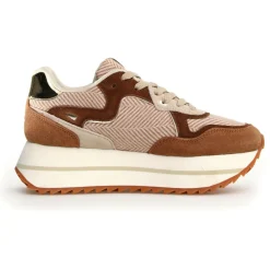 Sneakers en Cuir Deva beiges-W6YZ Clearance