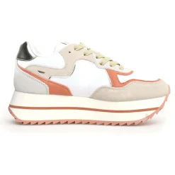 Sneakers en Cuir Deva beiges-W6YZ Clearance