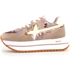 Sneakers en Cuir Deva beiges-W6YZ Clearance
