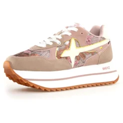 Sneakers en Cuir Deva beiges-W6YZ Clearance