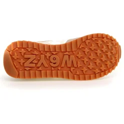 Femme W6YZ Baskets^Sneakers en Cuir Deva beiges