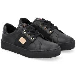 Femme Liu-Jo Baskets^Sneakers en Cuir Elina noires