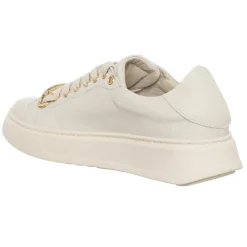 Femme Loretta Pettinari Baskets^Sneakers en Cuir Grega écrues