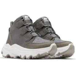 Sneakers en Cuir imperméables Kinetic™ Breakthru Caribou grises-Sorel Outlet