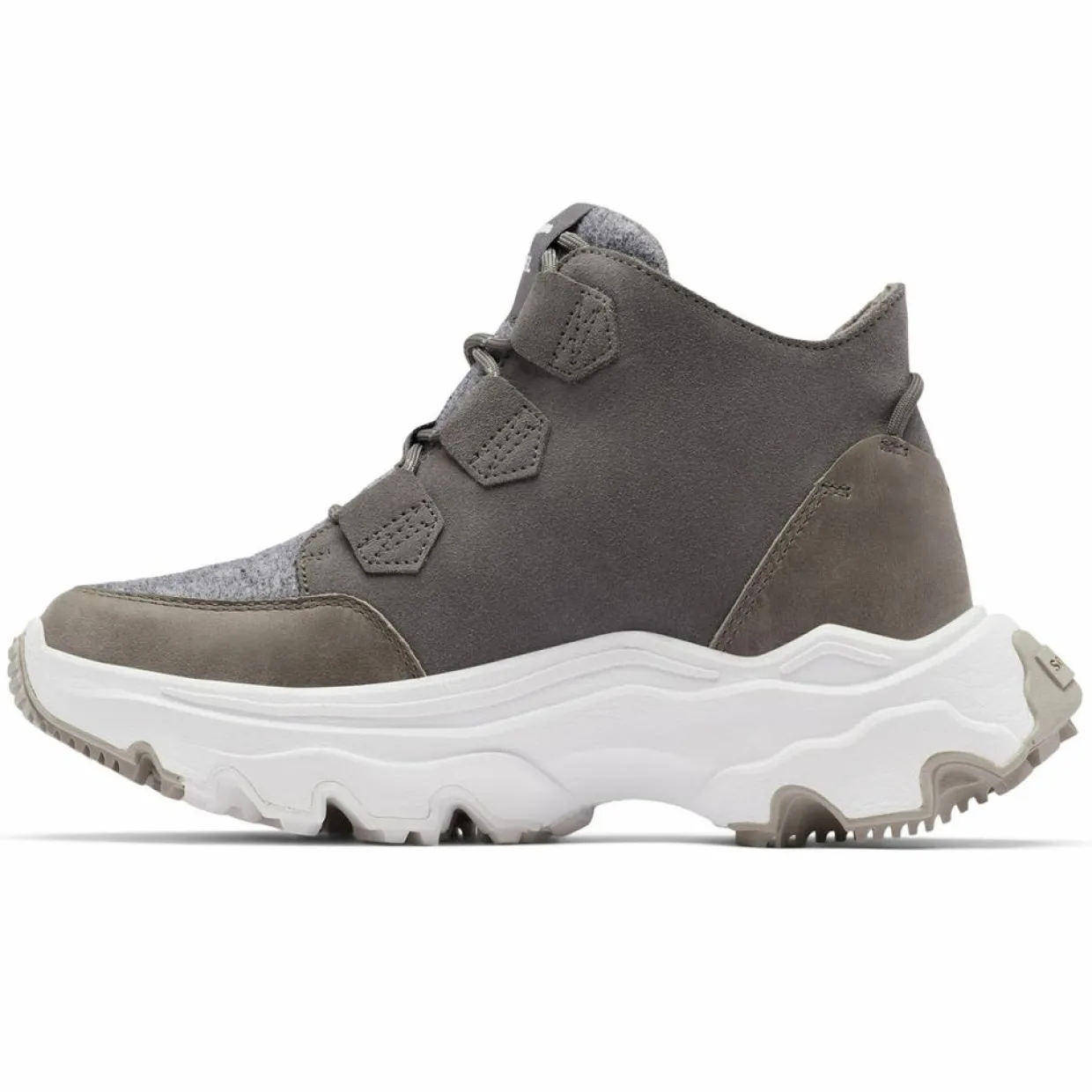 Sneakers en Cuir imperméables Kinetic™ Breakthru Caribou grises-Sorel Outlet