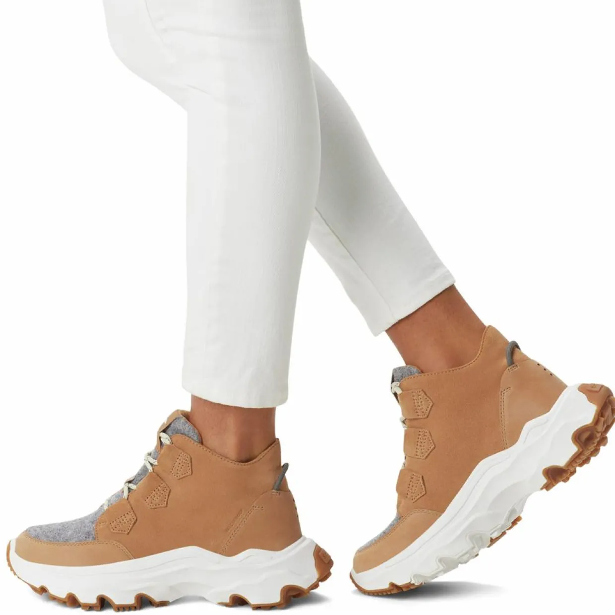 Sneakers en Cuir imperméables Kinetic™ Breakthru Caribou marron-Sorel Online