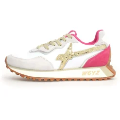 Femme W6YZ Baskets^Sneakers en Cuir Jet2 argentées