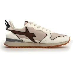 Sneakers en Cuir Jet beiges-W6YZ