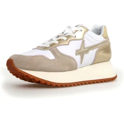 Sneakers en Cuir Jet beiges-W6YZ Hot