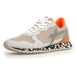 Sneakers en Cuir Jet beiges-W6YZ Hot