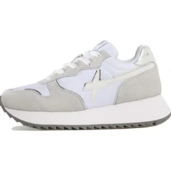 Sneakers en Cuir Jet blanches-W6YZ Hot