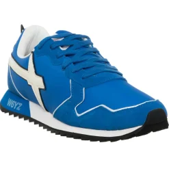 Homme W6YZ Baskets^Sneakers en Cuir Jet bleu/blanc