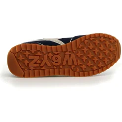Sneakers en Cuir Jet bleu marine-W6YZ New