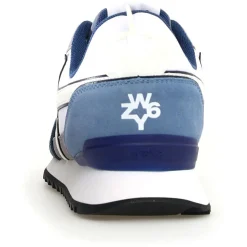 Sneakers en Cuir Jet bleues-W6YZ Outlet