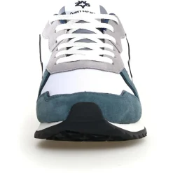 Sneakers en Cuir Jet bleues-W6YZ Outlet