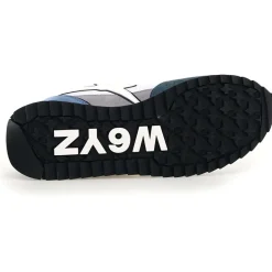Sneakers en Cuir Jet bleues-W6YZ Outlet