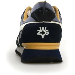 Homme W6YZ Baskets^Sneakers en Cuir Jet bleu marine