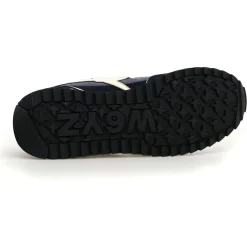 Homme W6YZ Baskets^Sneakers en Cuir Jet bleu marine
