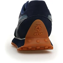 Homme W6YZ Baskets^Sneakers en Cuir Jet2 bleu marine
