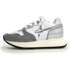 Femme W6YZ Baskets^Sneakers en Cuir Jet grises