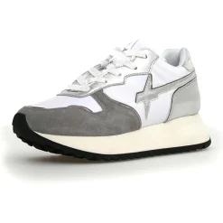 Femme W6YZ Baskets^Sneakers en Cuir Jet grises