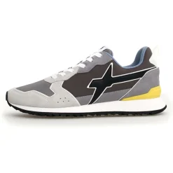 Sneakers en Cuir Jet grises-W6YZ Outlet