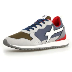 Sneakers en Cuir Jet kaki-W6YZ Clearance