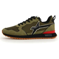 Sneakers en Cuir Jet kaki-W6YZ New