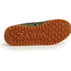 Sneakers en Cuir Jet kaki-W6YZ New