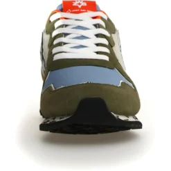 Sneakers en Cuir Jet kaki-W6YZ Hot