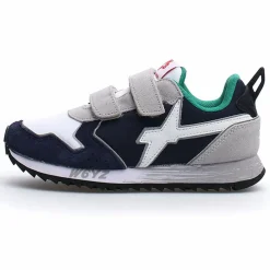 Femme W6YZ Baskets^Sneakers en Cuir Jet marine/blanc