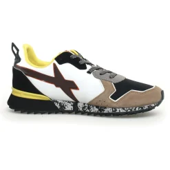 Homme W6YZ Baskets^Sneakers en Cuir Jet noires