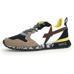 Homme W6YZ Baskets^Sneakers en Cuir Jet noires