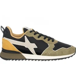 Homme W6YZ Baskets^Sneakers en Cuir Jet noires