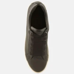 Sneakers en Cuir Julia noires-Minelli Discount