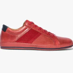 Sneakers en Cuir Kalou rouges-Bocage Best