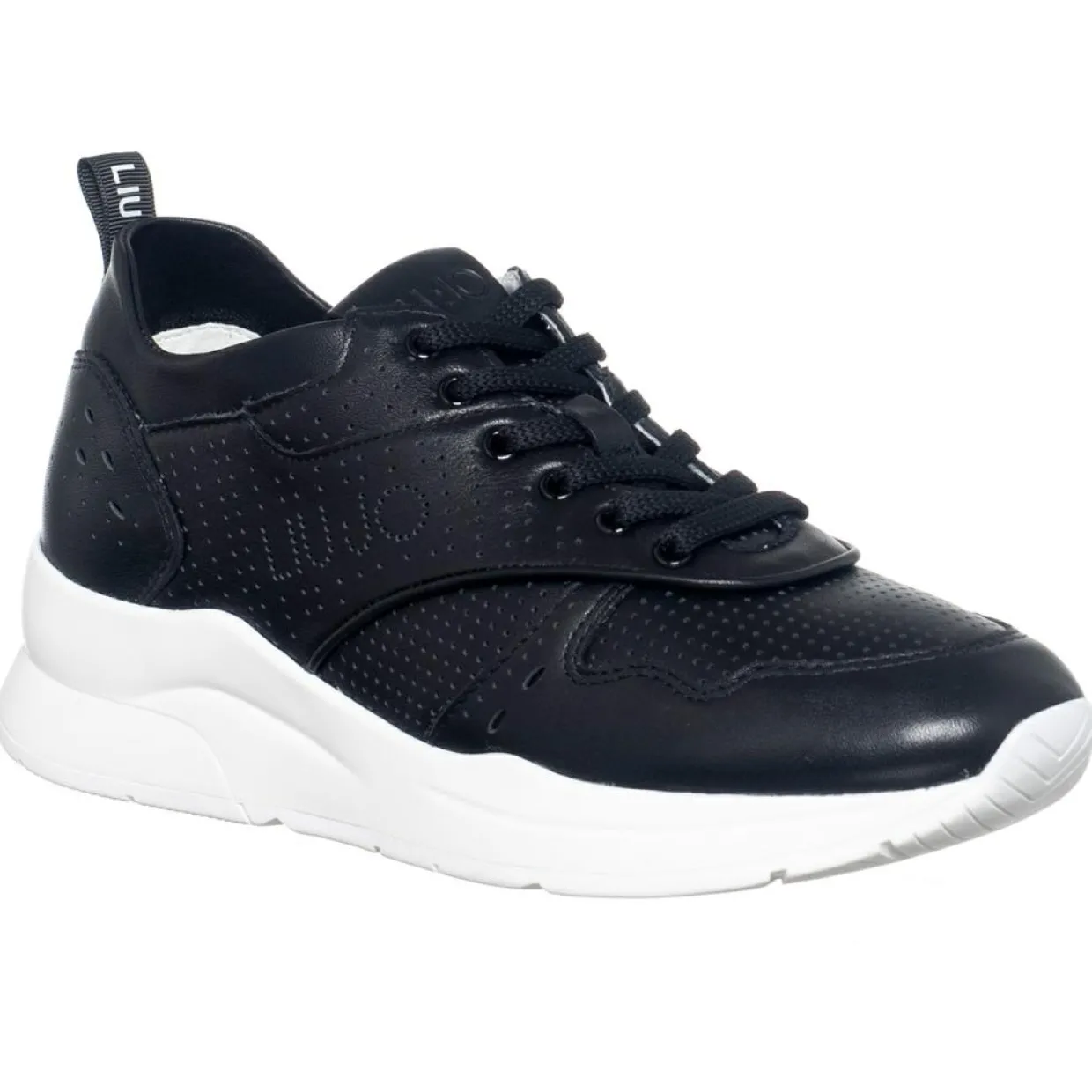 Femme Liu-Jo Baskets^Sneakers en Cuir Karlie noires